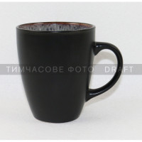 ARDESTO Mug Bolzano, 380ml, ceramic, black-brown (AR2938BB)