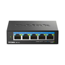 D-Link Коммутатор DMS-105 5x2.5GE, Неуправлямый
