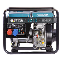 Könner & Söhnen Генератор дизельный Konner&Sohnen KS 8102HDE-1/3 ATSR (EURO II), 230/400В, 5.5/6.5кВт, предстартовый подогрев, 117кг (KS8102HDE-1/3ATSR)