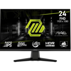 MSI Монітор MSI 23.8" MAG 242F HDMI, DP, Audio, IPS, 200Hz, 0.5ms, sRGB 115%, FreeSync (9S6-3BC51T-007)