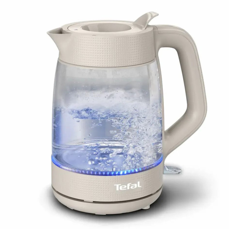 Tefal Electric kettle Tefal Morning Glass Kettle, 1.7L, glass, biege (KO2G0BE0)