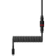 HyperX coiled cable USB-A - USB-C, 1.37m Grey/Black (6J679AA)
