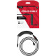 HyperX coiled cable USB-A - USB-C, 1.37m Grey/Black (6J679AA)