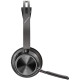 Poly Voyager Focus 2 Stereo On-ear computer headset, USB-A, Bluetooth, omnidirectional, ANC, Acoustic fence, black (76U46AA)