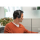 Poly Voyager Focus 2 Stereo On-ear computer headset, USB-A, Bluetooth, omnidirectional, ANC, Acoustic fence, black (76U46AA)
