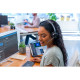 Poly Voyager Focus 2 Stereo On-ear computer headset, USB-A, Bluetooth, omnidirectional, ANC, Acoustic fence, black (76U46AA)