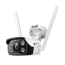 TP-Link IP Camera VIGI-C340-W-4, PoE, 4MP, 4 mm, Wi-Fi, H265+, IP66, Bullet, color night vision, outdoor (VIGI-C340-W4)