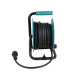 Könner & Söhnen Extension cord KS CR-15M, 3000W, 4x16A/230V, 3x1.5mm, IP44, 3.2kg, on a coil, 15m, black (KSCR-15M)