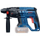 Bosch Professional power tools set, rotarry hammer GBH 180-LI + drill screwdriver GSR 180-LI in bag with 2 batt. (0.615.990.M31)