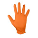 Neo Tools work/medical gloves, perforated nitrile, size XL, 50 pcs., orange (97-690-XL)