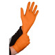 Neo Tools work/medical gloves, perforated nitrile, size XL, 50 pcs., orange (97-690-XL)