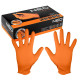 Neo Tools work/medical gloves, perforated nitrile, size XL, 50 pcs., orange (97-690-XL)