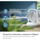 Philips Column fan Philips Series 2000, 22см, 28Вт, timer, white (CX2050/00)