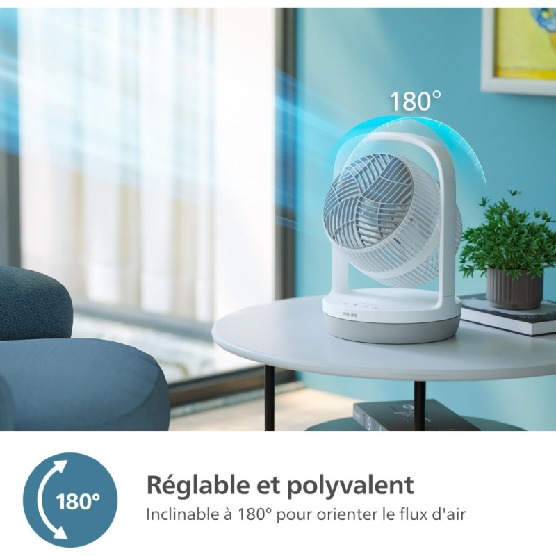 Philips Column fan Philips Series 2000, 22см, 28Вт, timer, white (CX2050/00)