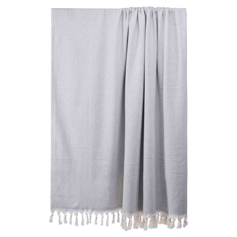 ARDESTO Summer blanket 210х230cm, 100% cotton, grey (ART0922SG)