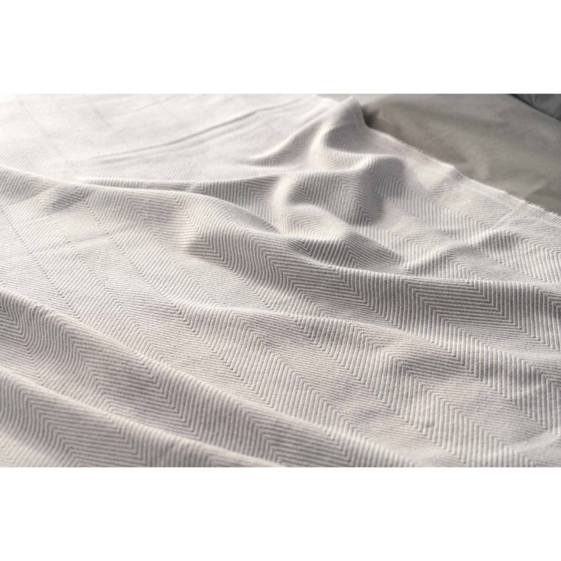 ARDESTO Summer blanket 210х230cm, 100% cotton, grey (ART0922SG)