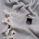 ARDESTO Summer blanket 210х230cm, 100% cotton, grey (ART0922SG)