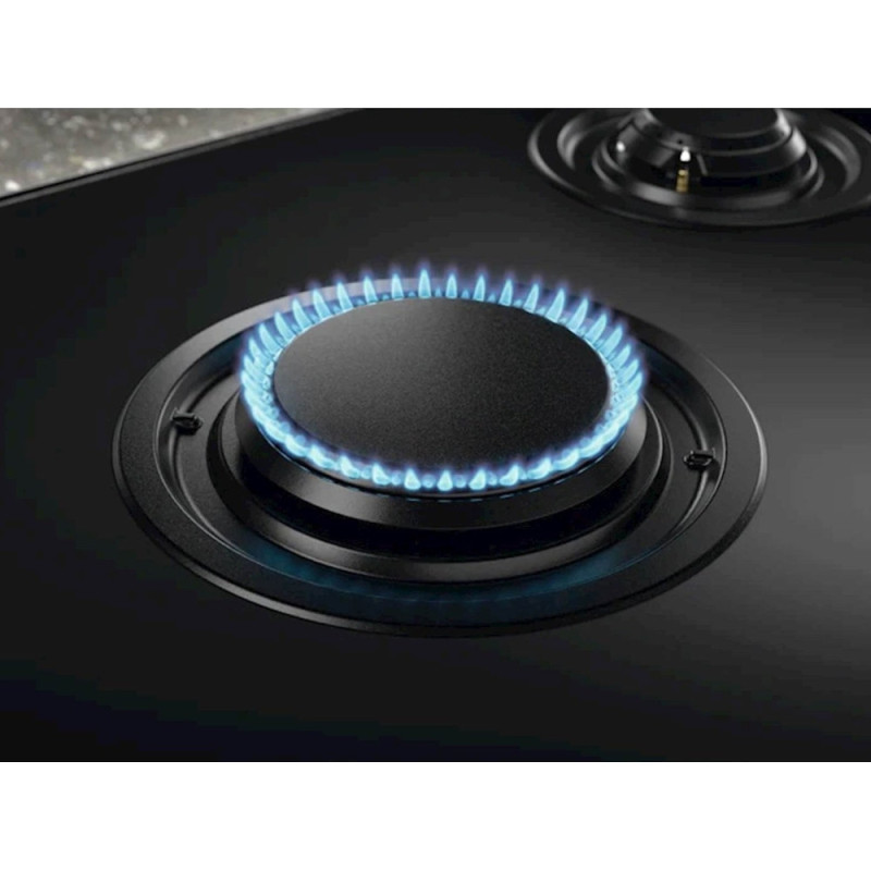 Electrolux Варочная поверхность комбинированная (2 газ + 2 инд), 60см, расширенная зона, чугун, черный (KDI641723K)