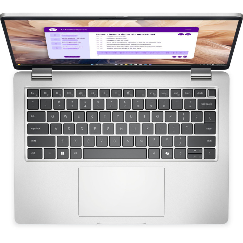 Dell Ноутбук Dell Pro 14 Plus 14" FHD+ AG, Intel U5-235U, 32GB, F512GB, UMA, Lin, сріблястий (BTO108PB14250UA_UBU)