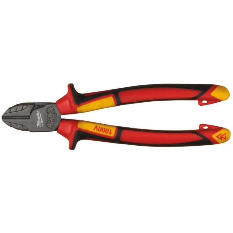 Milwaukee Кусачки-бокорізи Milwaukee, VDE діелектричні, для робіт під напругою 10000В, 180мм, 0.24кг (4932464568)