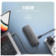Концентратор AXAGON USBC to 3xUSB-A + HDMI + RJ45 + SD/microSD + audio + PD 100W 0.2m grey (HMC-8HLSA)
