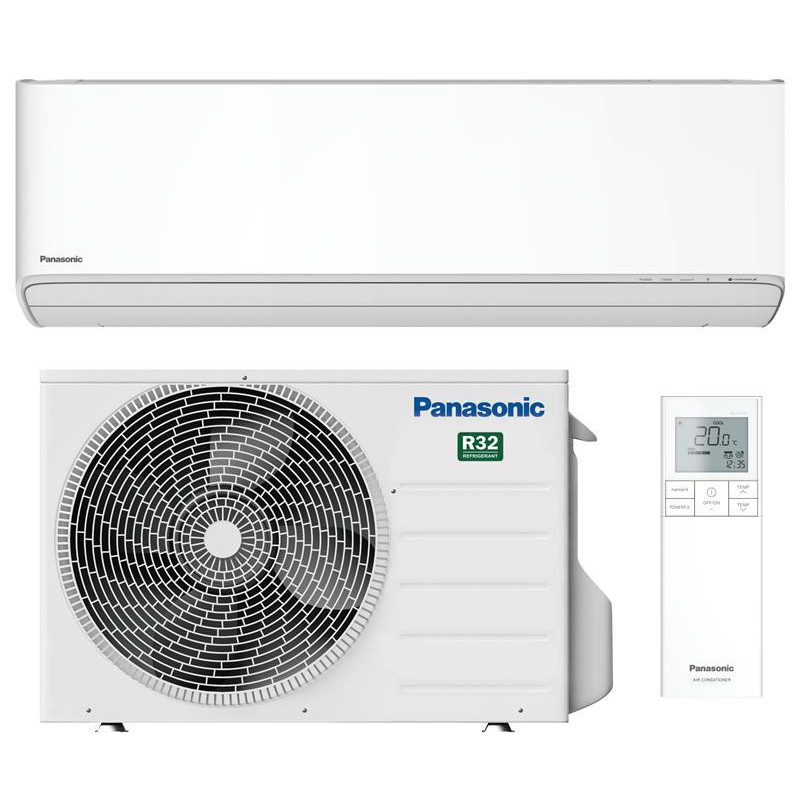 Panasonic Air Conditioner Etherea CS-Z35ZKEW/CU-Z35ZKE, 35 m2, inverter, A+++/A++, down to -20°С, Wi-Fi, R32, white