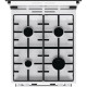 Gorenje Плита комби, 70л, 50x60см, дисплей, IconLed,эмалированные, белый (GK5C62WH)