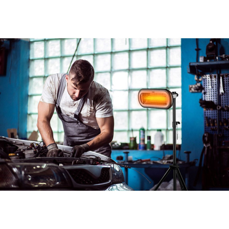 Neo Tools Інфрачервоний обігрівач, 2000 Вт, 24м2, 11.5х46х19 см, IP65 (90-032)