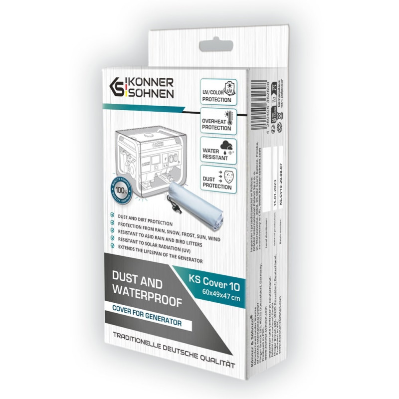 Könner & Söhnen Cover for KS Cover 10 generator, 600x490x470mm (KSCOVER10)
