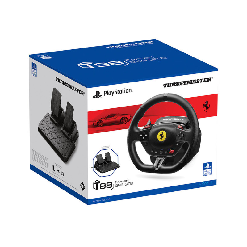 Thrustmaster Руль и педали T98-P FERRARI 296 GTB, PC/PS4/PS5 (4160880)