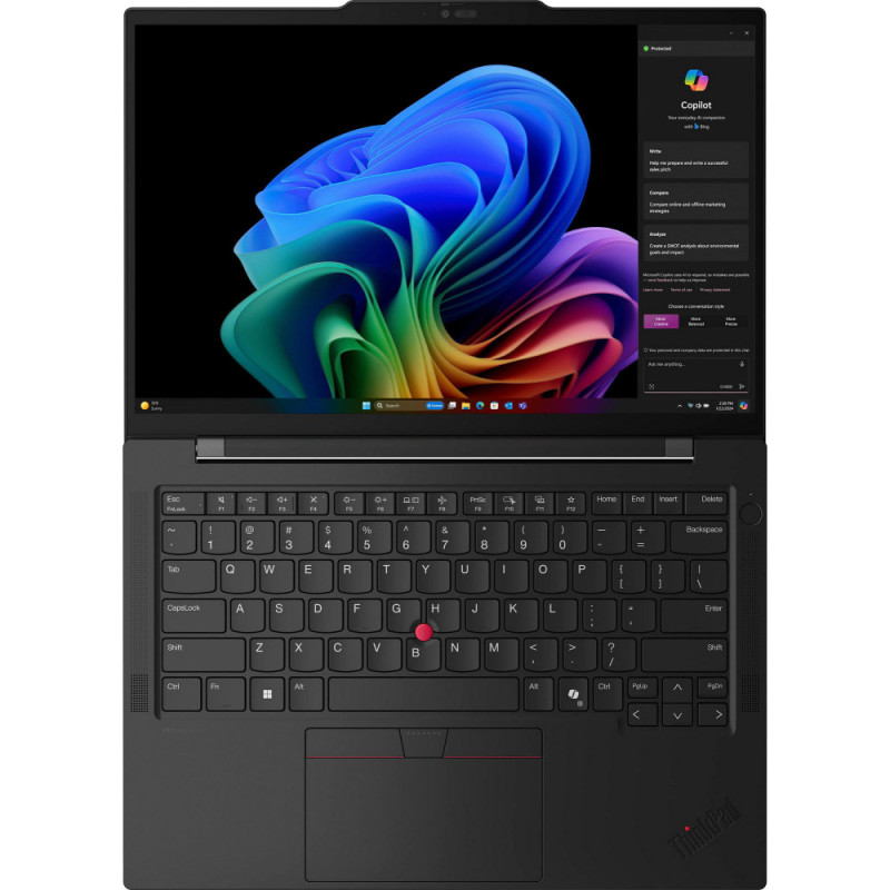 Lenovo Ноутбук Lenovo ThinkPad T14s-G6 14" WUXGA IPS AG, AMD R7-360, 32GB, F1TB, UMA, Win11P, чорний (21M10001RA)