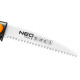 Neo Tools Garden saw, 15cm, retractable blade, 3D teeth, steel 65Mn, belt attachment, 0.09kg (42-100)