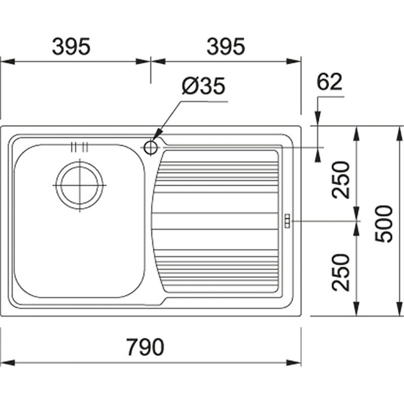 Franke Logica line LLX 611-79 (101.0381.808)