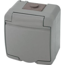 ETI Socket-1 (Schuko) (white cap) (IP54) RHE-1s (4668015)