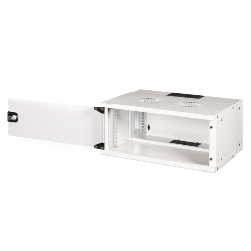 Digitus Шафа DIGITUS 19", 4U, SOHO PRO, скляні двері, 540x400 мм, 60кг максимально, сіра (DN-49200)