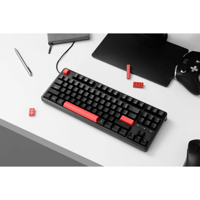 Keychron Клавіатура механічна C3 Pro 87Key, K pro Red, USB-A, QMK, Hot-swap, EN/UKR, RGB, чорний (C3PH1_KEYCHRON)