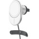 Belkin Автомобільний тримач смартфона Belkin Qi2 з бездротовою зарядкою (дефлектор) (WIC008BTGR-NCV2)