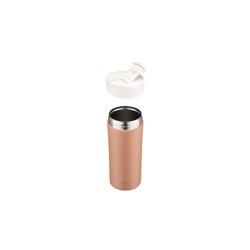 ARDESTO Travel mug Viaggio 400 ml, stainless steel, terracotta (AR2640TR)