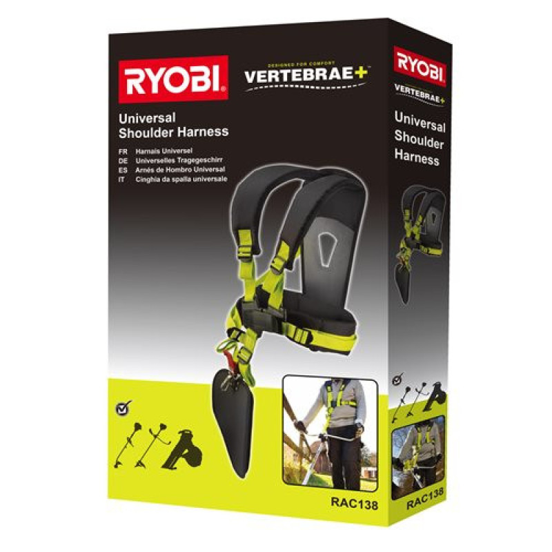 Ryobi Ремень ранцевый RAC138 эргономический Vertebrae+ 5132002706