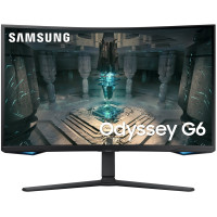 Samsung Монитор 27" Odyssey G6 27BG65 HDMI, DP, USB, VA, 2560x1440, 240Hz, 1ms, CURVED (LS27BG650EIXUA)
