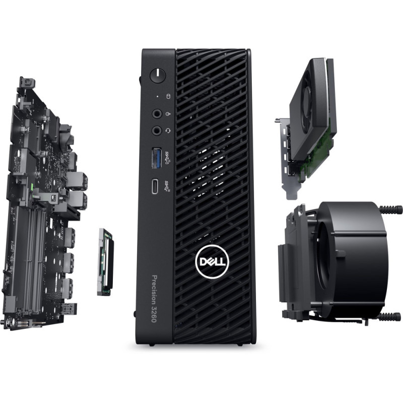 Dell WS Precision 3260 CFF/Intel i7-12700/16/512F/int/kbm/Lin (N008P3260CFF)