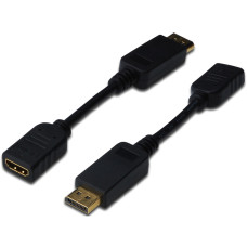 Digitus Adapter DisplayPort > HDMI (M/F), Full HD (AK-340400-001-S)