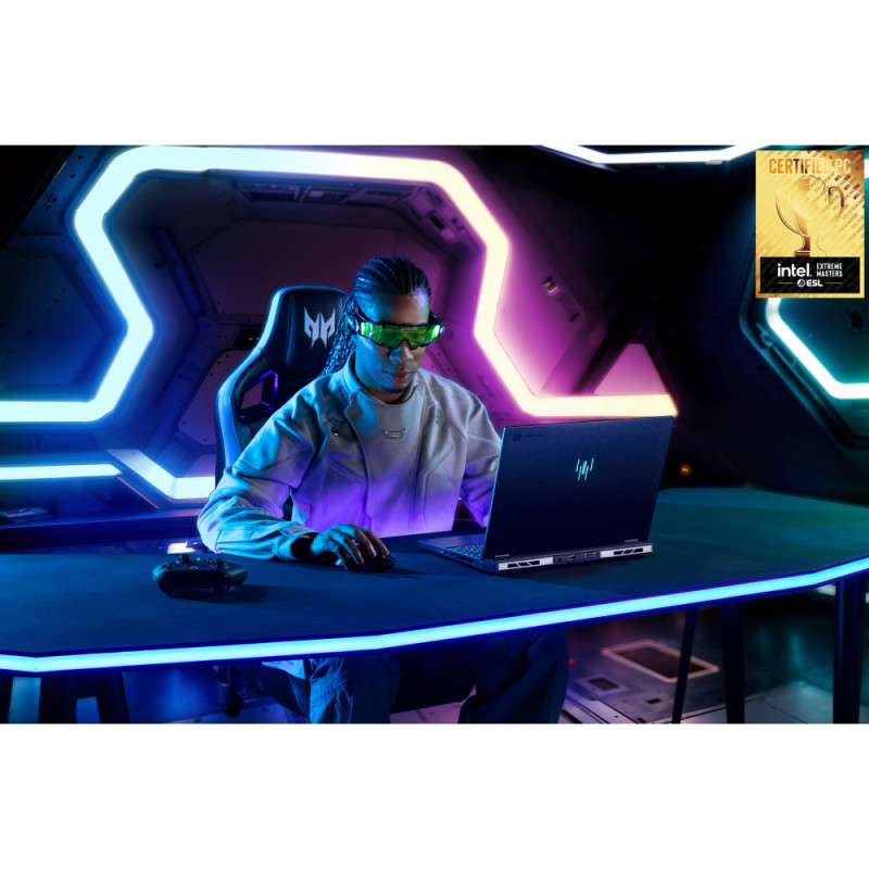 Acer Ноутбук Predator Helios Neo 16 PHN16-72 16" WQXGA, Intel i9-14900HX, 16GB, F1TB, NVD4070-8, Lin, черный (NH.QREEU.00D)