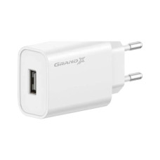 Зарядное устройство Grand-X Quick Charge QС3.0, + cable USB -> Type C 1m white (CH-550WT)