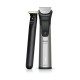 Philips Тример Philips Series 9000, для обличчя, голови, тіла, акум., насадок-17, OneBlade в компл., сталь, сірий (MG9535/15)