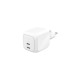 Зарядное устройство Belkin 2xUSB-C PD67W GaN PPS white (WCH020KQWH)