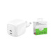 Зарядное устройство Belkin 2xUSB-C PD67W GaN PPS white (WCH020KQWH)