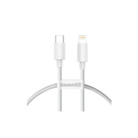 Дата кабель USB-C to Lightning 1.0m PD20W white Baseus (CATLYS-B02)