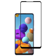 Стекло защитное ACCLAB Full Glue Samsung A21s Black (1283126508547)