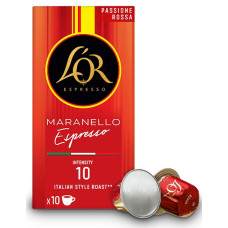 L`OR L`OR сoffe capsules Passione Rossa Maranello Espresso, arabica 100%, 10pcs, Nespresso (8711000579022)